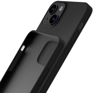 3MK Silicone Dėklas Apple iPhone 14 Plus / 15Plus 6.7" juodos spalvos - Image 5