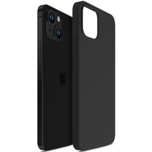 3MK Silicone Dėklas Apple iPhone 14 Plus / 15Plus 6.7" juodos spalvos - Image 7