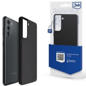 3MK Silicone Dėklas Samsung Galaxy S22 5G S901 juodos spalvos