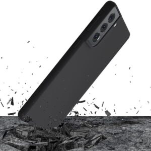 3MK Silicone Dėklas Samsung Galaxy S22 5G S901 juodos spalvos - Image 3