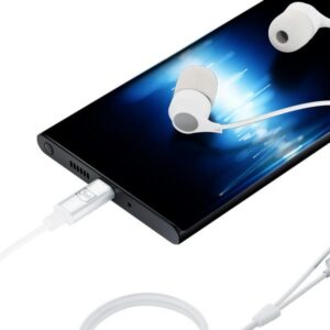 3MK Wired ausinės USB-C baltos spalvos - Image 4