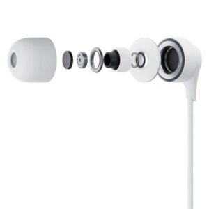 3MK Wired ausinės USB-C baltos spalvos - Image 6