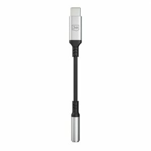3MK Adapteris USB-C - Jack 3,5 mm DAC black - Image 9