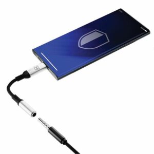 3MK Adapteris USB-C - Jack 3,5 mm DAC black - Image 6
