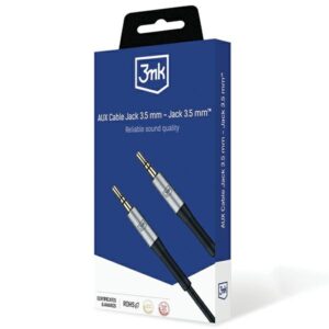 3MK AUX Cable Jack 3.5 mm - Jack 3.5 mm 1m - Image 10