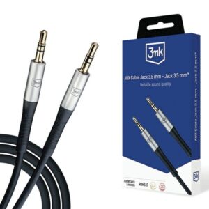 3MK AUX Cable Jack 3.5 mm - Jack 3.5 mm 1m