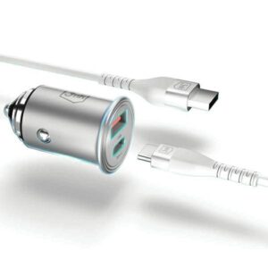 3MK Hyper automobilinis įkroviklis 45W automobilinis įkroviklis 1xUSB-A + 1xUSB-C - Image 2
