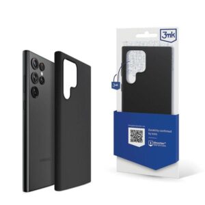 3MK Silicone Dėklas Samsung Galaxy S24 Ultra S928 juodos spalvos - Image 1