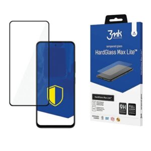 3MK HardGlass Max Lite Poco M6 5G black Fullscreen Glass Lite - Image 1