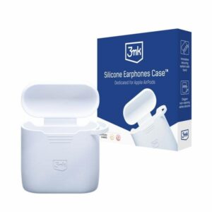 3MK Silicon dėklas AirPods 2nd gen+ carabiner - Image 1