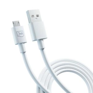 3MK Hyper Cable USB-A - Micro USB1.2m 5V 2,4A White cable - Image 7