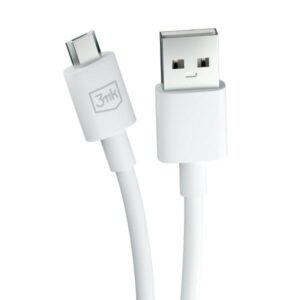 3MK Hyper Cable USB-A - Micro USB1.2m 5V 2,4A White cable - Image 8