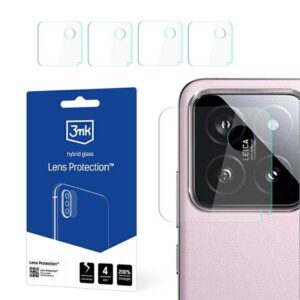 3MK Lens Protect Xiaomi 14 Camera Lens Protection 4 pcs - Image 1