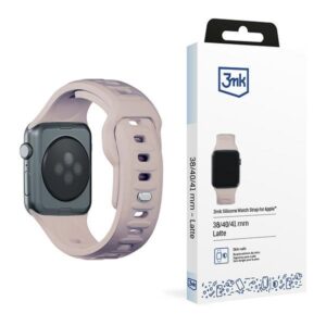 3MK Silicone Watch apyrankė latte for Apple Watch 38/40/41mm