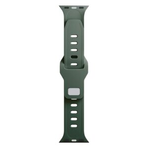 3MK Silicone Watch apyrankė Dark žalios spalvos for Apple Watch 42/44/45/49mm - Image 8
