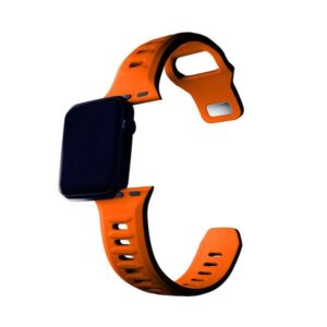 3MK Silicone Watch apyrankė oranžinės spalvos for Apple Watch 42/44/45/49mm - Image 10