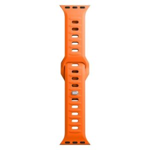 3MK Silicone Watch apyrankė oranžinės spalvos for Apple Watch 42/44/45/49mm - Image 7