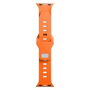 3MK Silicone Watch apyrankė oranžinės spalvos for Apple Watch 42/44/45/49mm - Image 8