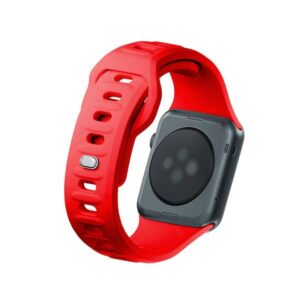 3MK Silicone Watch apyrankė red for Apple Watch 42/44/45/49mm - Image 6