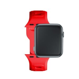 3MK Silicone Watch apyrankė red for Apple Watch 42/44/45/49mm - Image 9