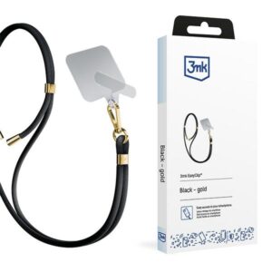3MK EasyClip juodos spalvos (gold) virvelė telefonui