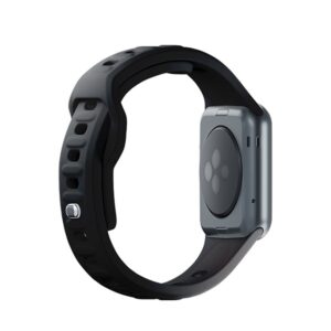 3MK Silicone Watch apyrankė juodos spalvos for Apple Watch 38/40/41mm - Image 4