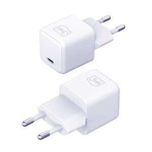 3MK Hyper Charger PD 25W laidinis įkroviklis baltos spalvos + 1x USB-C Cable - Image 4