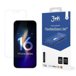 3MK FlexibleGlass Lite Apple iPhone 16 Plus 6.7" Hybrid Glass Lite - Image 1
