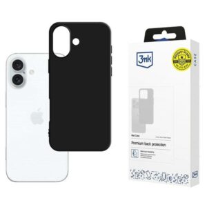 3MK Matt Dėklas Apple iPhone 16 Plus 6.7" juodos spalvos