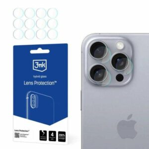 3MK Lens Protect Apple iPhone 16 Pro Max 6.9" Camera Lens Protection 4 pcs