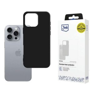 3MK Matt Dėklas Apple iPhone 16 Pro Max 6.9" juodos spalvos