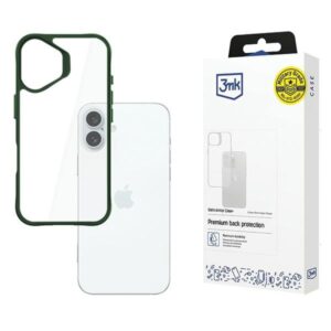 3MK SatinArmor+ Dėklas Apple iPhone 16 Plus 6.7" green Military Grade - Image 1