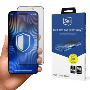 3MK HardGlass Matt Max Privacy Apple iPhone 15/16 - Image 1