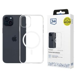 3MK skaidrus MagDėklas Apple iPhone 15