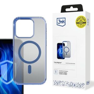 3MK Frosty MagDėklas Apple iPhone 16 Pro Max blue