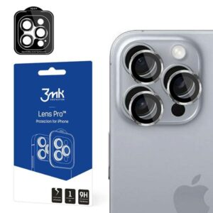 3MK Lens Protection Pro skirta Apple iPhone 16 Pro / 16 Pro Max Titanium Silver - Image 1
