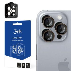 3MK Lens Protection Pro Apple iPhone 16 Pro/16 Pro Max Rose Brown - Image 1