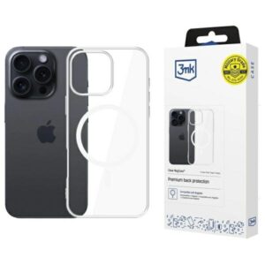 3MK skaidrus MagDėklas Apple iPhone 16 Pro 6.3" clear