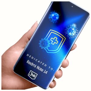 3MK SilverProtect+ Wet-Mount Antimicrobial Film for Redmi Note 14 4G - Image 2