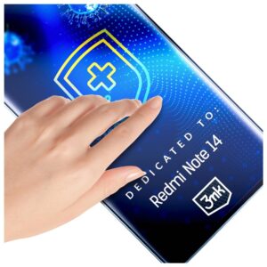 3MK SilverProtect+ Wet-Mount Antimicrobial Film for Redmi Note 14 4G - Image 3
