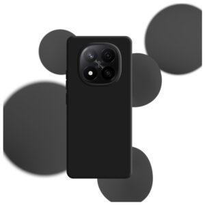 3MK Silicone Dėklas Xiaomi Redmi Note 14 Pro+ juodos spalvos - Image 2