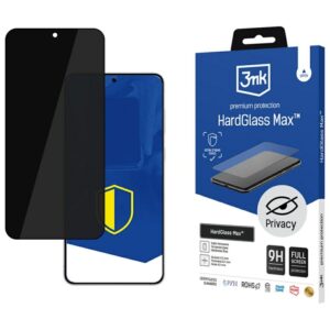 3MK HardGlass Max Privacy Apsauginis stiklas skirtas Samsung Galaxy S25 Edge Black