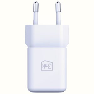 Laidinis įkroviklis 3MK Hyper GaN Charger 20W 1xUSB-A 1XUSB-C PD QC4+ baltos spalvos - Image 2