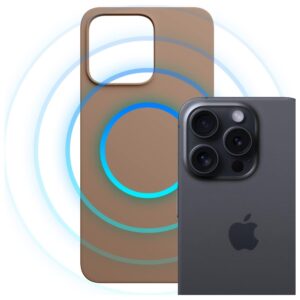 3MK Hardy MagSilicone Dėklas Apple iPhone 15 Pro Max Dark Gold - Image 3