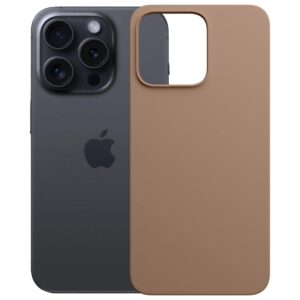 3MK Hardy MagSilicone Dėklas Apple iPhone 15 Pro Max Dark Gold - Image 6