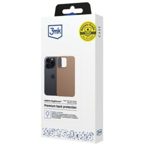 3MK Hardy MagSilicone Dėklas Apple iPhone 15 Pro Max Dark Gold - Image 9