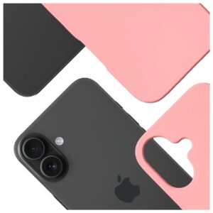 3MK Hardy MagSilicone Dėklas Apple iPhone 16 rožinės spalvos - Image 8
