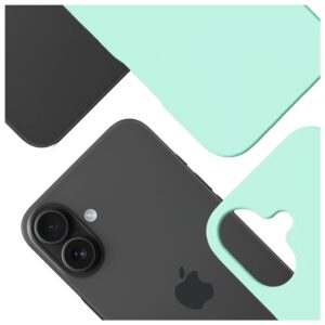 3MK Hardy MagSilicone Dėklas Apple iPhone 16 Sea Blue - Image 8