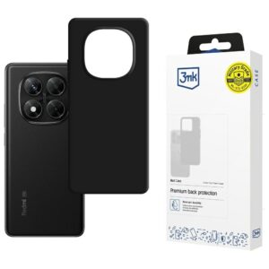 3MK Matt Dėklas Pro Dėklas Redmi Note 14 PRO 5G / POCO X7 5G juodos spalvos