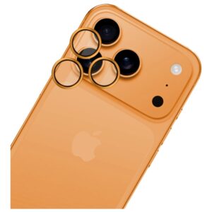 Camera lens protection 3MK HARDY Lens Protection Pro skirta Apple iPhone 17 Pro / 17 Pro Max orange - Image 5